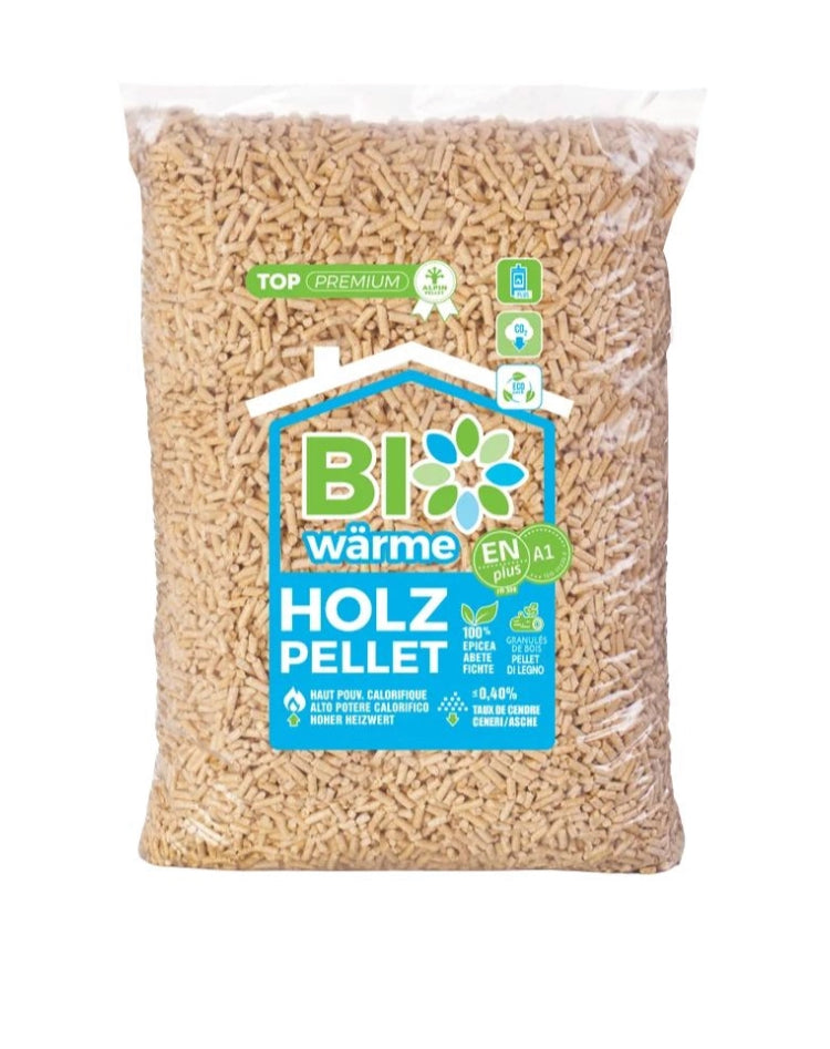Bolsa de pellets de madera Bio Warme 100%