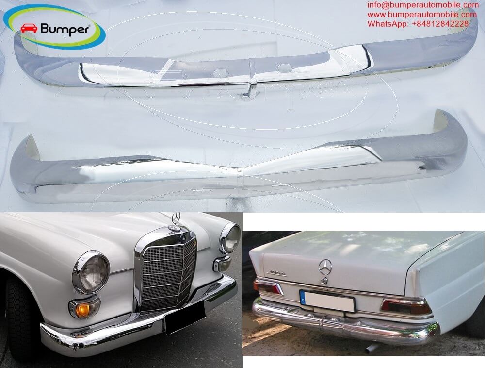 Mercedes W110 EU Style (1961-1968) Bumpers