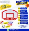 MINI TABLERO DE BASQUET LINEAS ROJAS /Isayaras Group