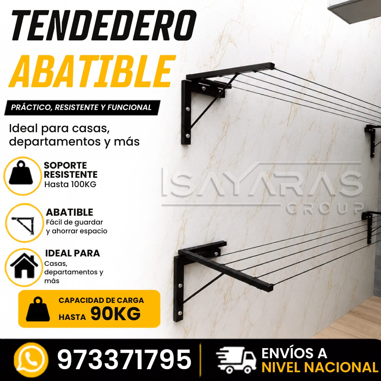 ¡TENDEDERO ABATIBLE- ISAYARAS GROUP