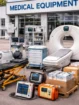 Equipos médicos, guantes, dispositivos de ECG, equipos quirúrgicos, ecógrafos, equipos de laboratorio, desfibriladores, equipos dentales,