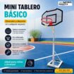 Arco de fulbito con castillo de básquet / mobel sports
