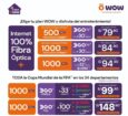 Internet de fibra Óptica WOW