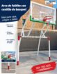 Arco de fulbito con castillo de básquet / mobel sports
