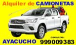 ALQUILER DE CAMIONETAS 4X4 CON CONDUCTOR INCLUIDO