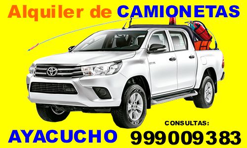 ALQUILER DE CAMIONETAS 4X4 CON CONDUCTOR INCLUIDO