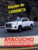 ALQUILER DE CAMIONETAS 4X4 CON CONDUCTOR INCLUIDO