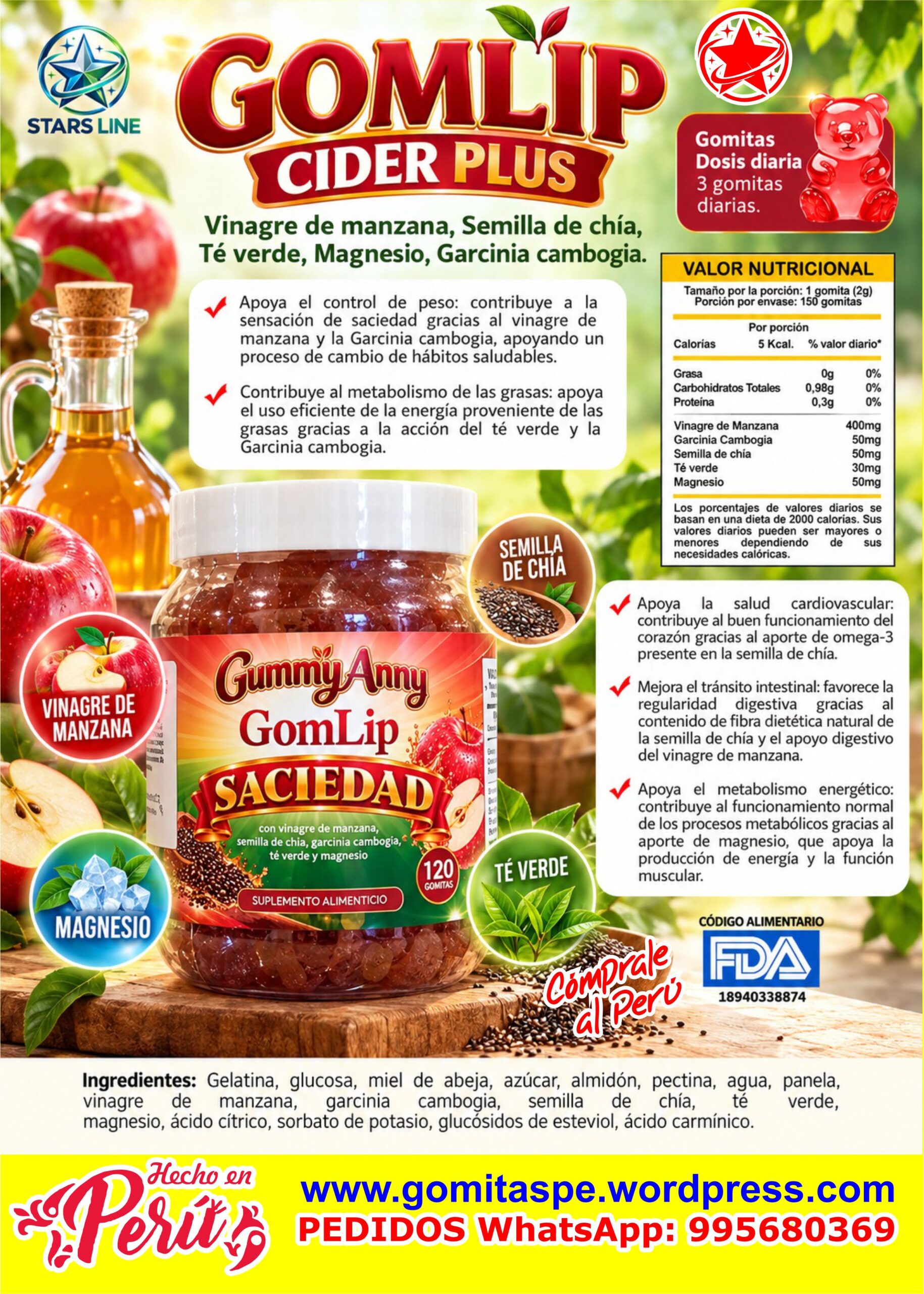 GOMITAS SALUDABLE