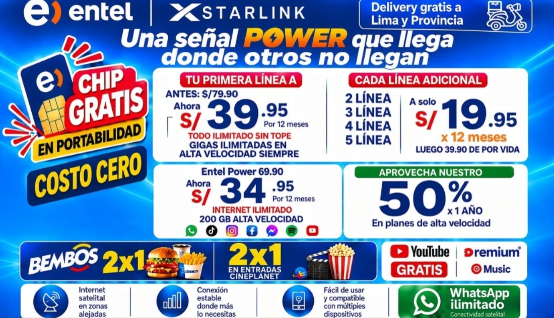 CAMBIATE A ENTEL CON EL 50% DE DESCUENTO, CON TU MISMO NÚMERO!!