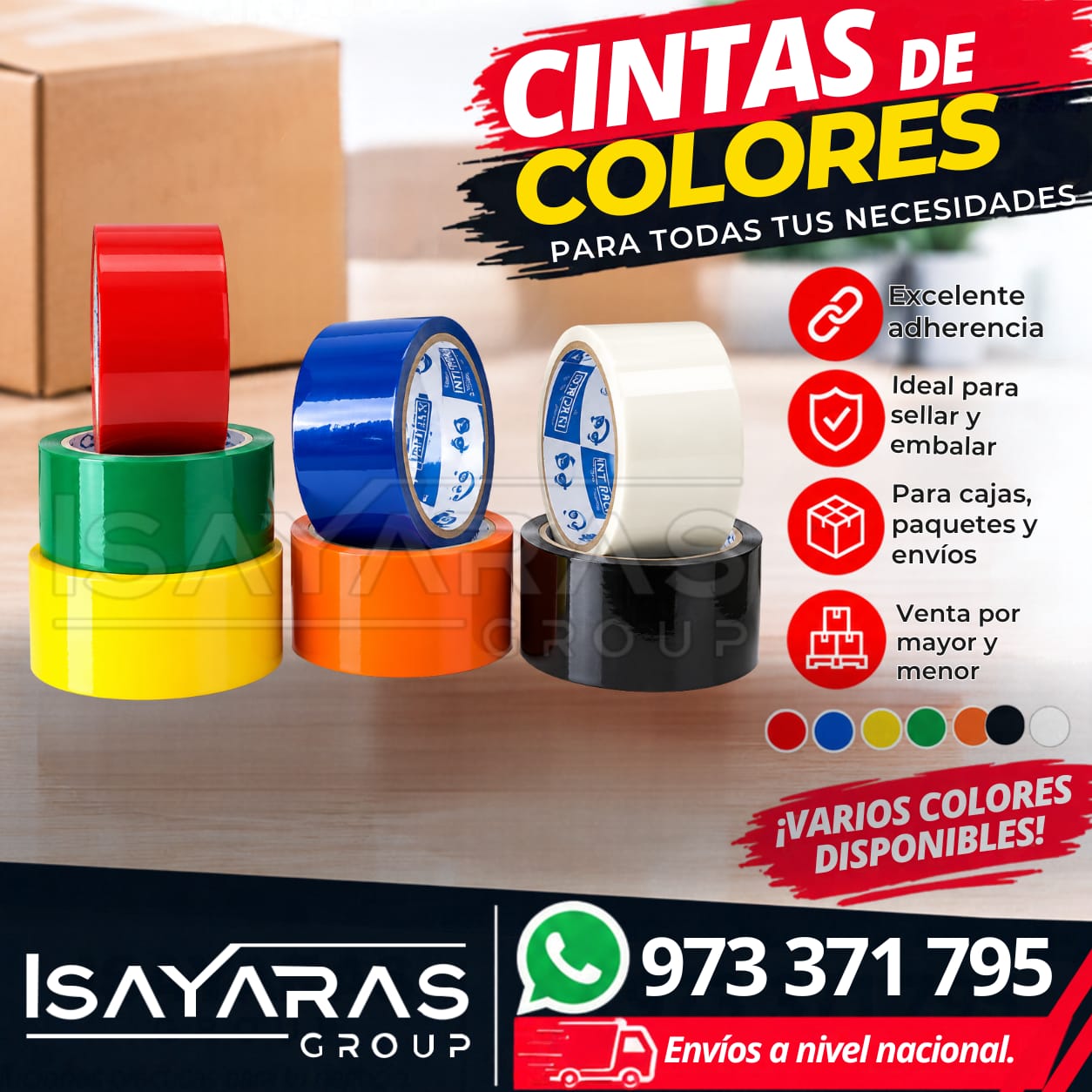 📦 CINTA FRÁGIL – PROTEGE TUS ENVÍOS- ISAYARAS GROUP