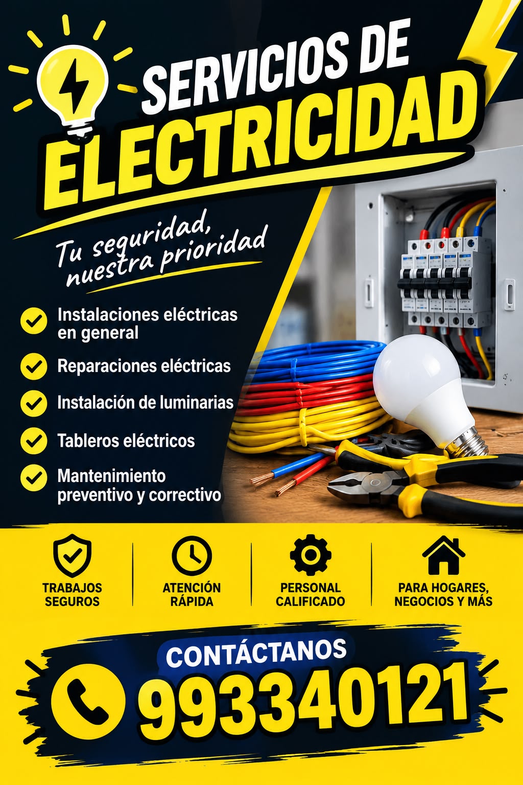 servicios de electricidad