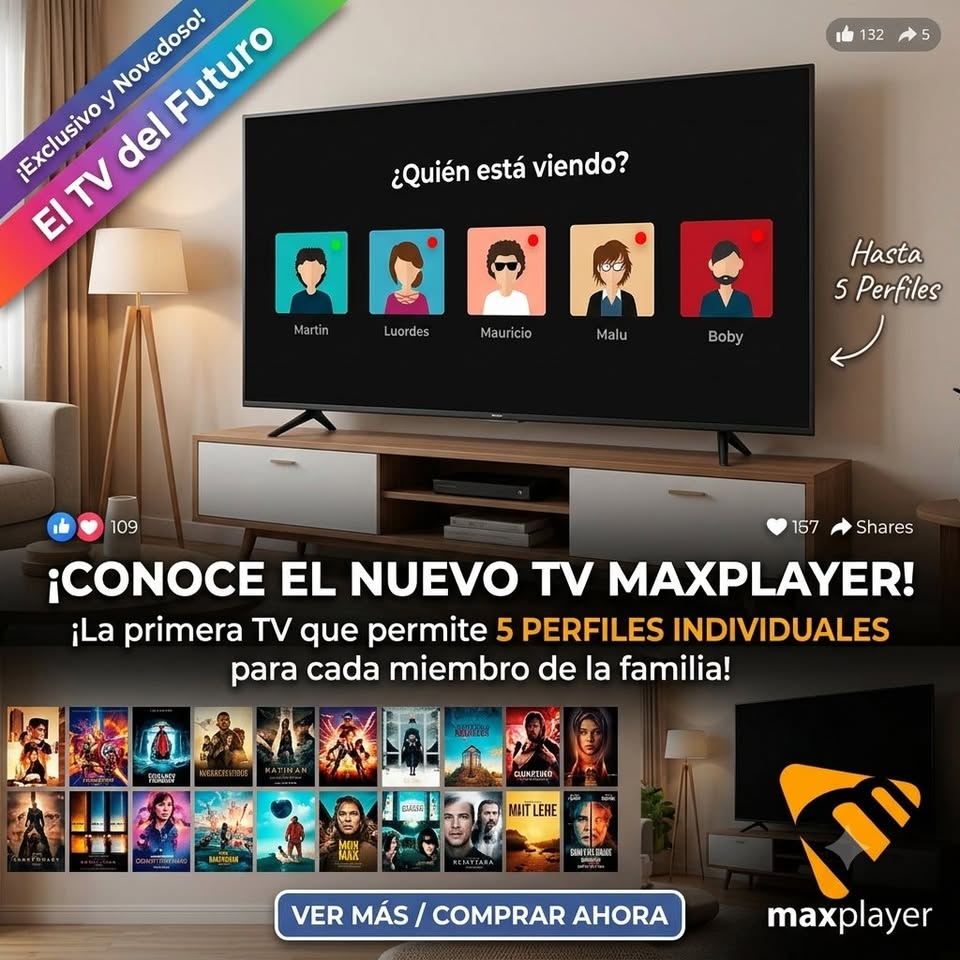 MAXPLAYER TVDIGITAL – Todo tu entretenimiento favorito en un solo lugar