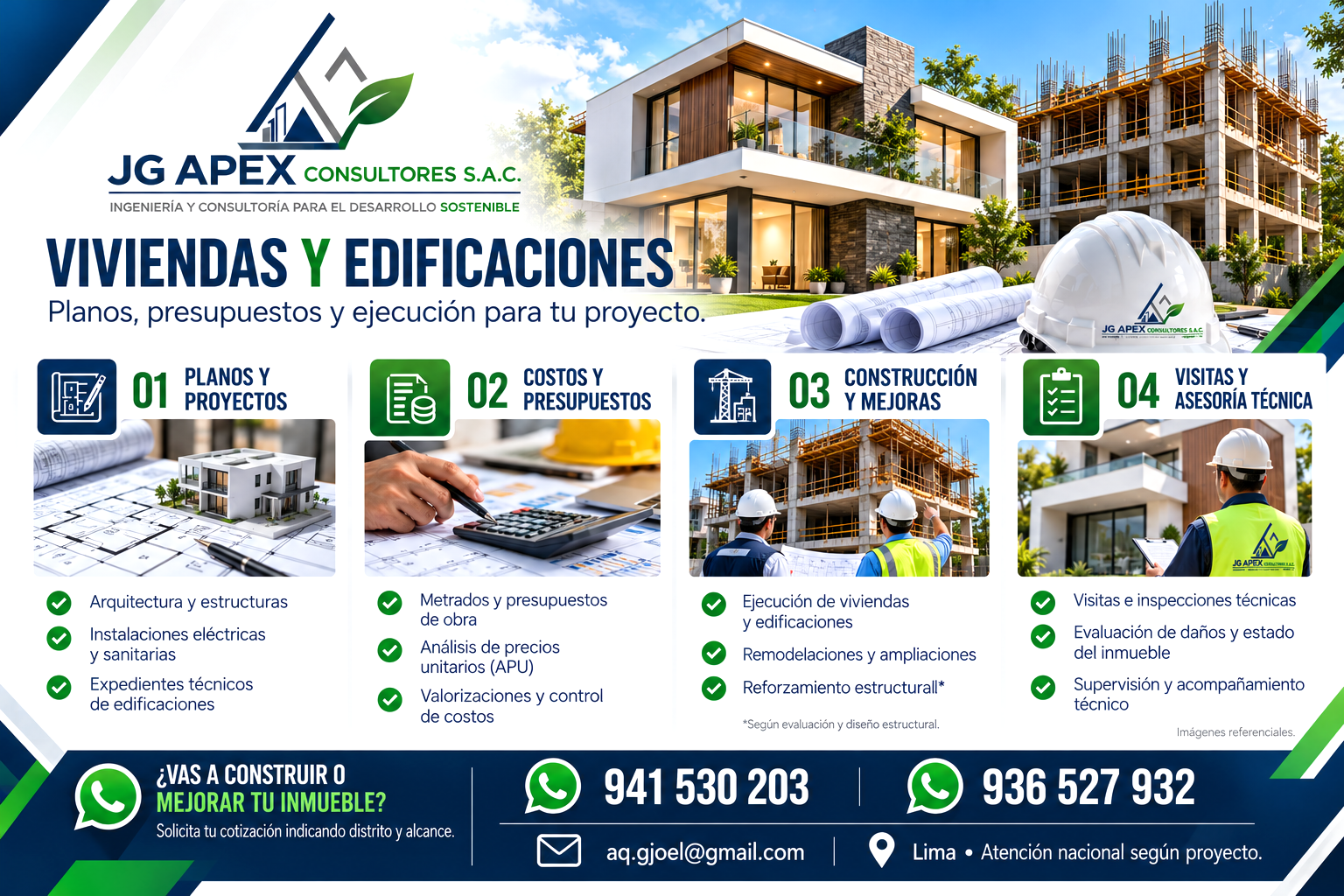 PLANOS Y EXPEDIENTES PARA VIVIENDAS